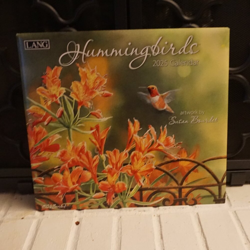 2025 Calendar Lang Hummingbirds Art By Susan Bourdet